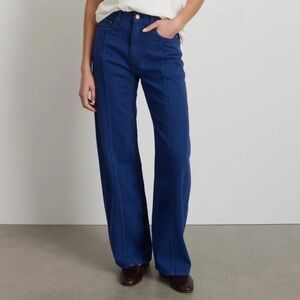 B SIDES Quinn Jean tapered straight French blue 28 NWT